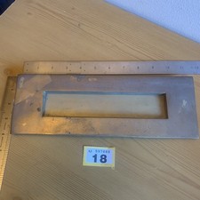 Large Solid Brass Letterbox