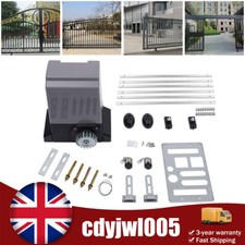 2000KG Automatic Electric Sliding Gate/Door Opener Motor Kit w/Remote & 6m Racks