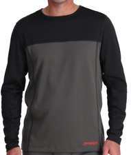 Spyder Charger Mens Therma-stretch Crew Neck Top Polar / Black XL was RRP £100