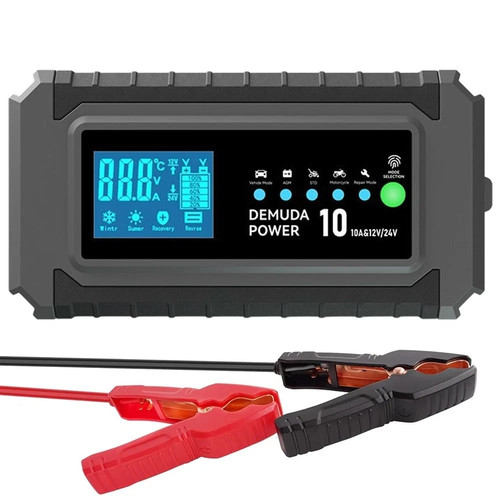 10a car battery charger 12v - 10a,