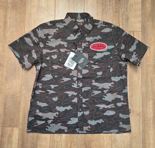Von dutch camo shirt - von, y2k