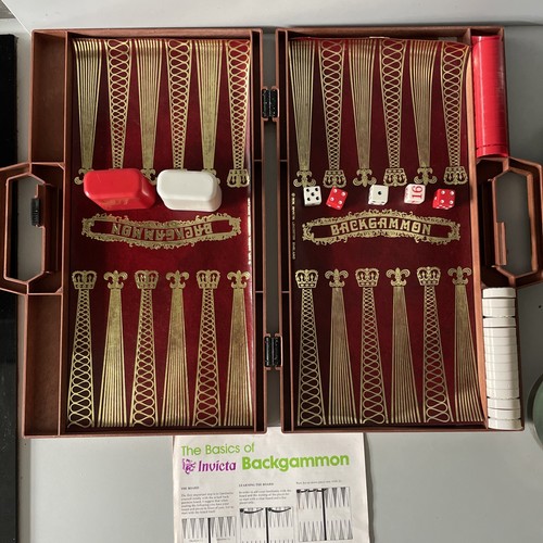 Backgammon set case vintage - case,