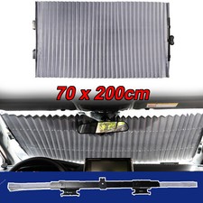 Car 200x70cm Folding Sun Shade Front Rear Windscreen Sun Screen Cover Curtain