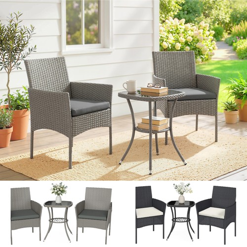 Rattan bistro set pe - 3,