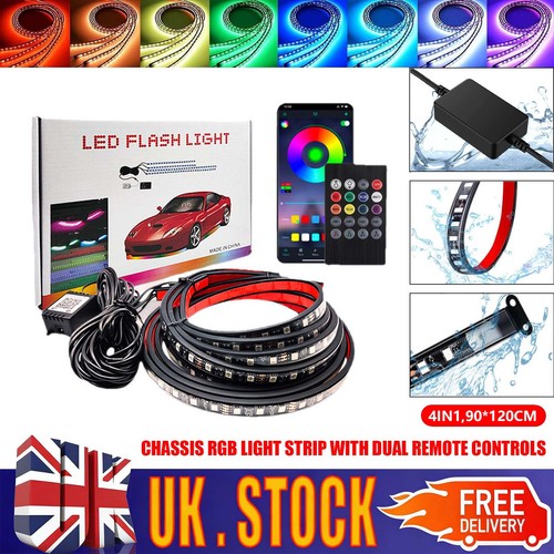 Car multicolor rgb led strip - car,