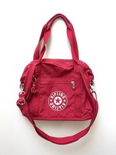 Kipling travel bag tote red gym