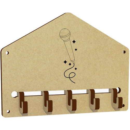 Microphone with glitter key - with, glitter'