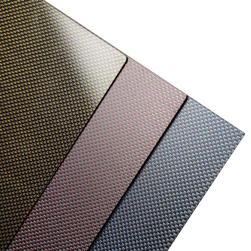 Blue carbon fiber sheet - blue,