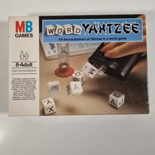 Vintage Word Yahtzee by MB Games - 1979 ~ Brand New Never Used - No Instructions