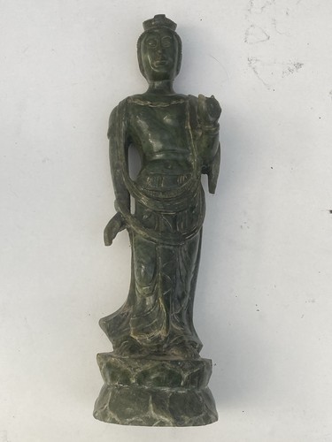 Chinese green jade guan yin - green,