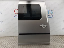 VOLKSWAGEN CADDY MAXI REAR SLIDING DOOR RIGHT DRIVER SIDE IN SILVER MK3 2011