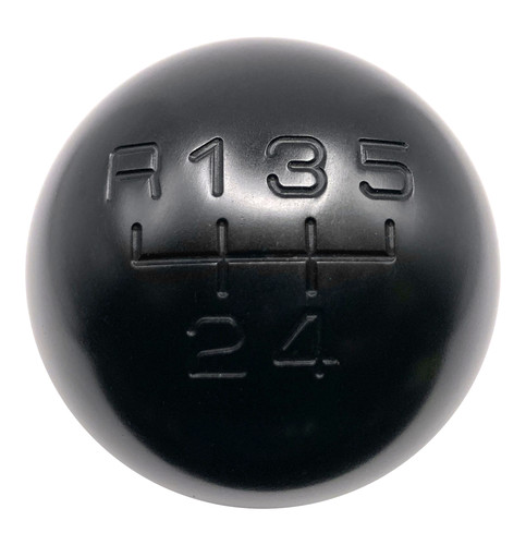 Black round gear shift - round, knob