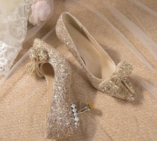women bridal wedding heels