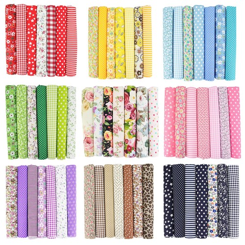 7pcs mixed cotton fabric - 7pcs,