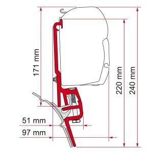 Fiamma f35 f45 adapter vwt4 - f35/f45,