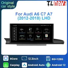For Audi A6 C7 A7 2012-2018 Android Auto Multimedia GPS Car Radio CarPlay Stereo