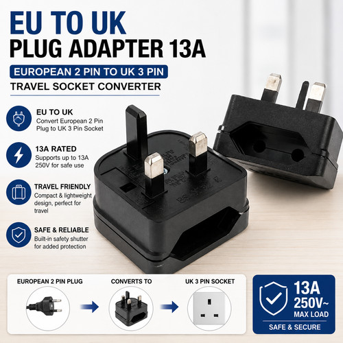 Plug adapter 13a - to, uk