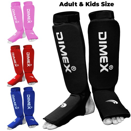 Boxing shin instep pads - boxing,