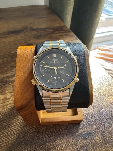Seiko 7a28 7020 black james - (black,