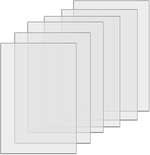 Clear perspex sheet glass - a1,