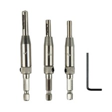 Hinge Drill Bit 3 Pcs 5/64" 7/64" 9/64" Electroplating Self Centering
