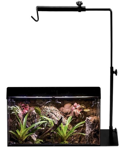 Reptile lamp stand adjustable - lamp,
