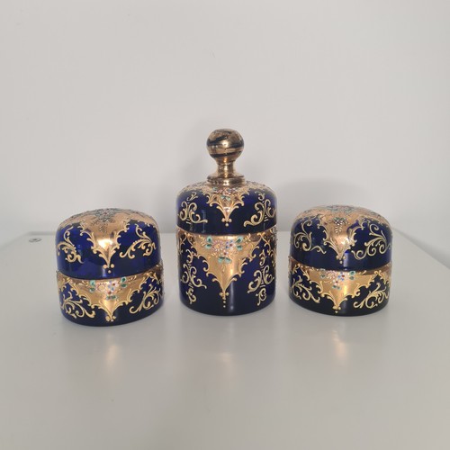 Ornate glass dressing table - glass,