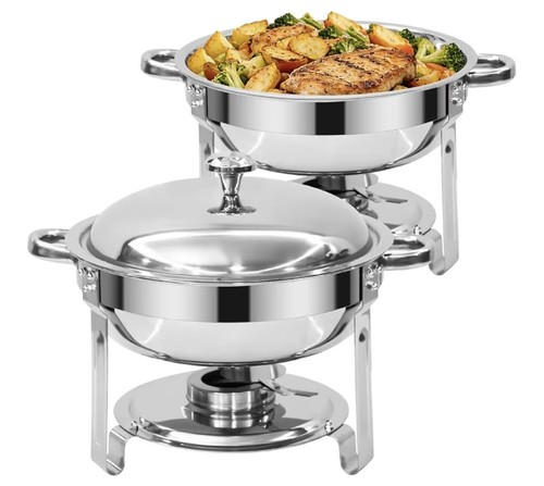 Round chafing dish buffet - round,