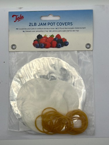 Jam pot covers clear 2lb - jam,