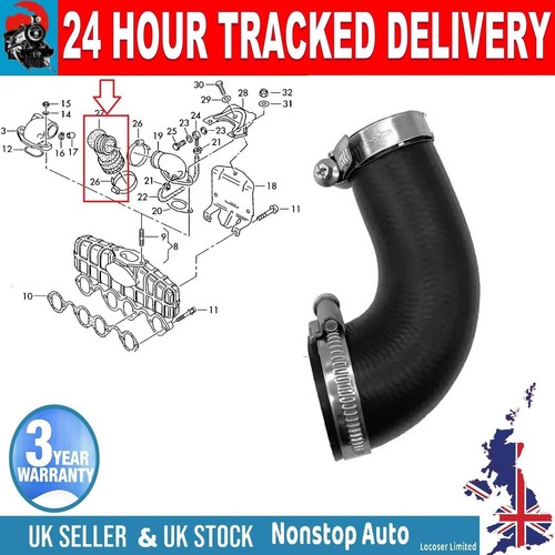 Turbo intercooler hose - turbo, pipe