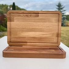 Extra Large Chopping Board - Butchers Block - Solid Wood - Oak - Walnut - Iroco