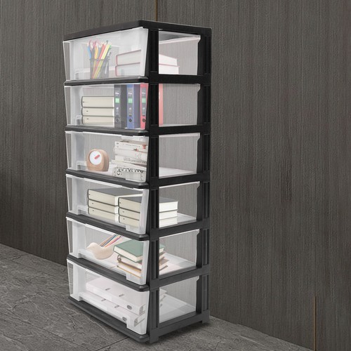 Plastic storage drawers clear - plastic,