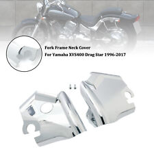 Fork Frame Neck Cover For Yamaha XVS400 XVS650 Drag Star V-Star 650 97-03 Chrome