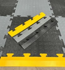 WOW Ramp Edges for Interlocking Floor Tiles Workshop Garage Flooring Heavy Duty