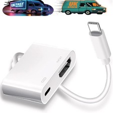 USB-C to HDMI for TV, 4K@60Hz Type C to HDMI Adapter for iPhone 16/15, Galaxy UK