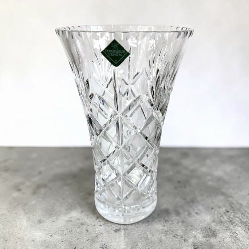 Vintage edinburgh crystal vase - vintage,