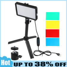 Photography LED Video Light Panel Lighting Photo Studio Lamp Portable Dimmable