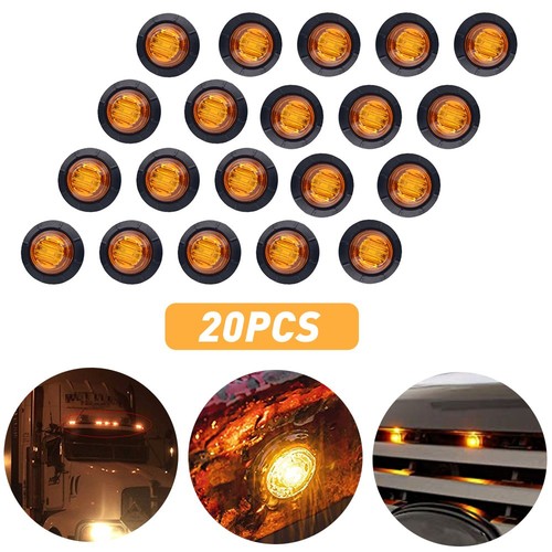 12v mini round led - mini, side