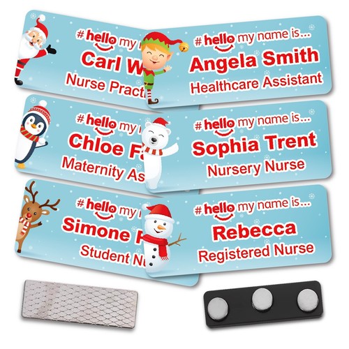 Hello name badge - my,