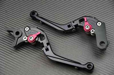 Suzuki GSXR 1000 K2 2001 02 Folding Folding Flip-up Lever Black Black
