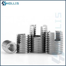 M2-M20 SLOTTED SELF TAPPING THREADED INSERTS EXTERNAL AND INTERNAL THREAD