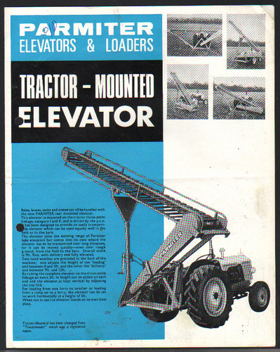 Parmiter bale elevators - bale, &