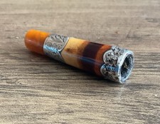 ANTIQUE AMBER & HALLMARKED