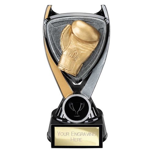 Boxing trophies wolverine gold - boxing,