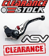 Yamaha Tenere 700 2019-2025 ASV C5 Short Clutch Lever - Black + Silver