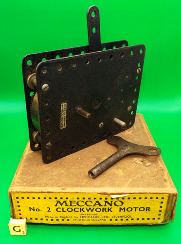 Meccano clockwork motor - meccano,