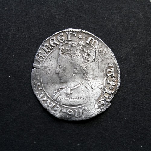 1553 1554 queen mary - 1553-1554, silver