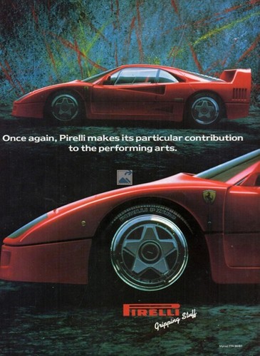 Ferrari pirelli advertising - ferrari,