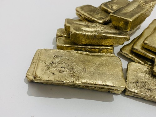 Gold bars 450g recycled - gold, 450g,