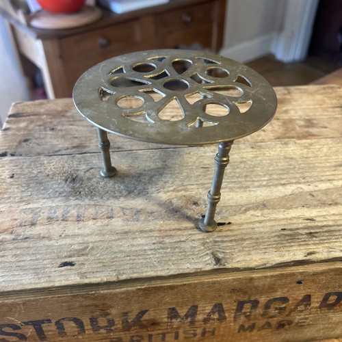Vintage brass pierced design - pierced,
